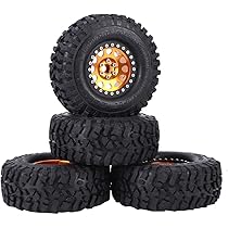 Amazon | 4本RCタイヤ ユニバーサルラバータイヤ RCクローラー